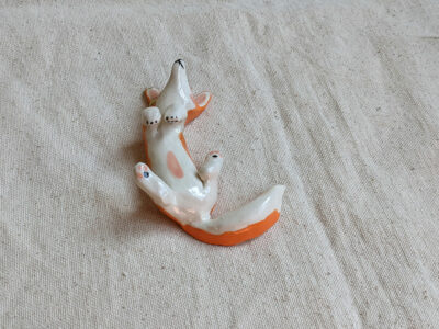 Corgi porte pinceau en porcelaine – Image 3