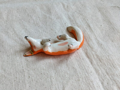 Corgi porte pinceau en porcelaine – Image 2
