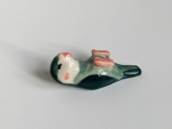 porcelain bird holder