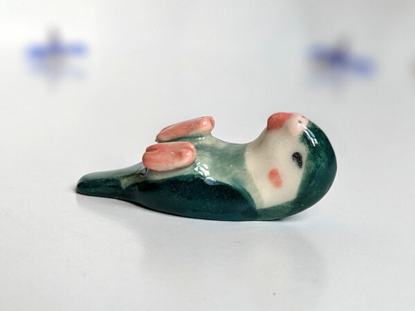 porcelain bird holder