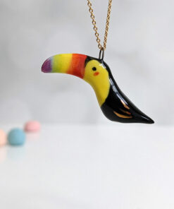 ceramics tucan toucan pendant pride