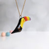 ceramics tucan toucan pendant pride