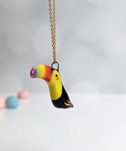 ceramics tucan toucan pendant pride