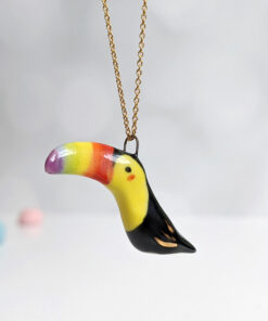 ceramics tucan toucan pendant pride