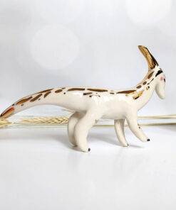 figurine porcelaine parasaurolophus