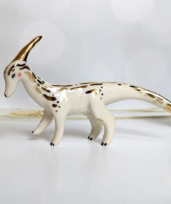 figurine porcelaine parasaurolophus