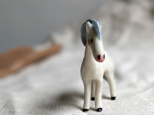 Porcelain Horse Figurine - Image 2