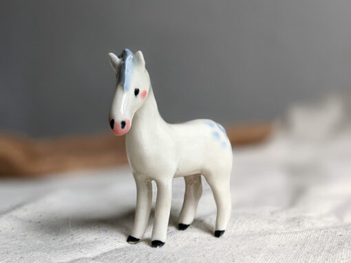 Porcelain Horse Figurine