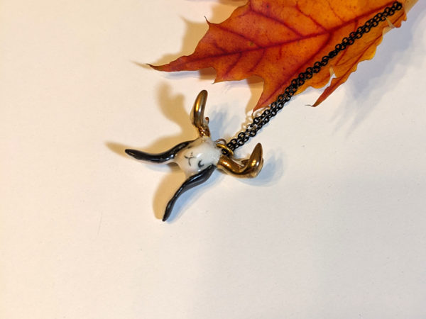 jackalope pendant