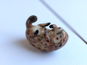 marmot figurine porcelain