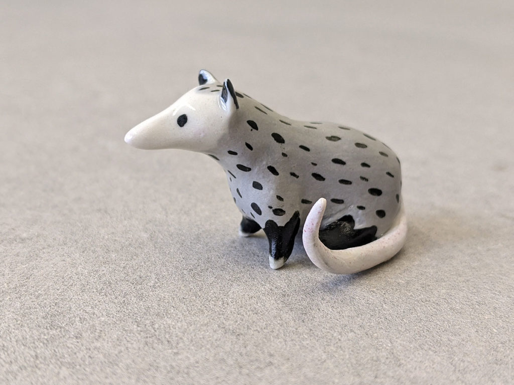 ceramics opossum