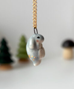 Porcelain Pendant - Bunny