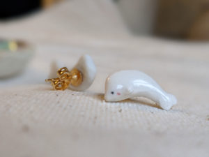 beluga earring