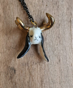 jackalope pendant