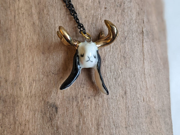 jackalope pendant