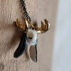 jackalope pendant