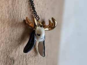 jackalope pendant