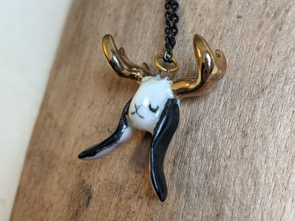 jackalope pendant