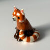 red panda figurine porcelain
