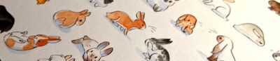 Peinture originale - 63 lapins – Image 2
