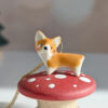 pembroke welsh corgi porcelain pendant