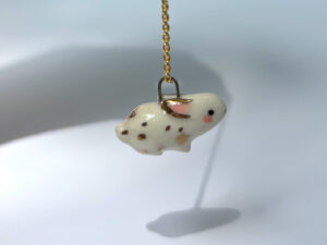 Ceramic Bunny Pendant