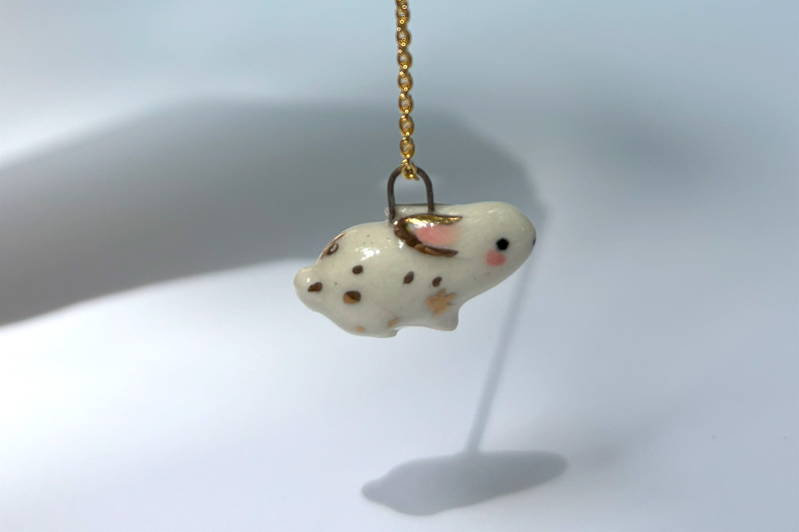 Ceramic Bunny Pendant