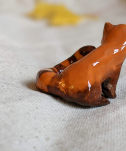 red panda figurine porcelain