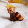 red panda figurine porcelain