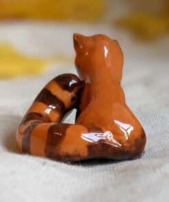 red panda figurine porcelain