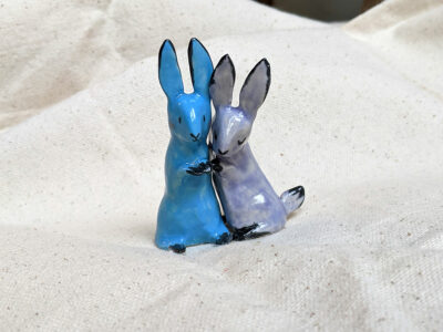 2 Lapins et 1 Perroquet