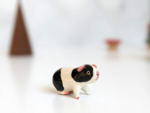 porcelain Guinea Pig Figurine