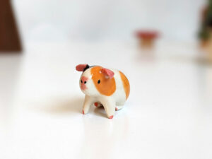 porcelain Guinea Pig Figurine