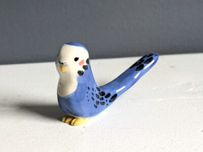 porcelain budgie figurine
