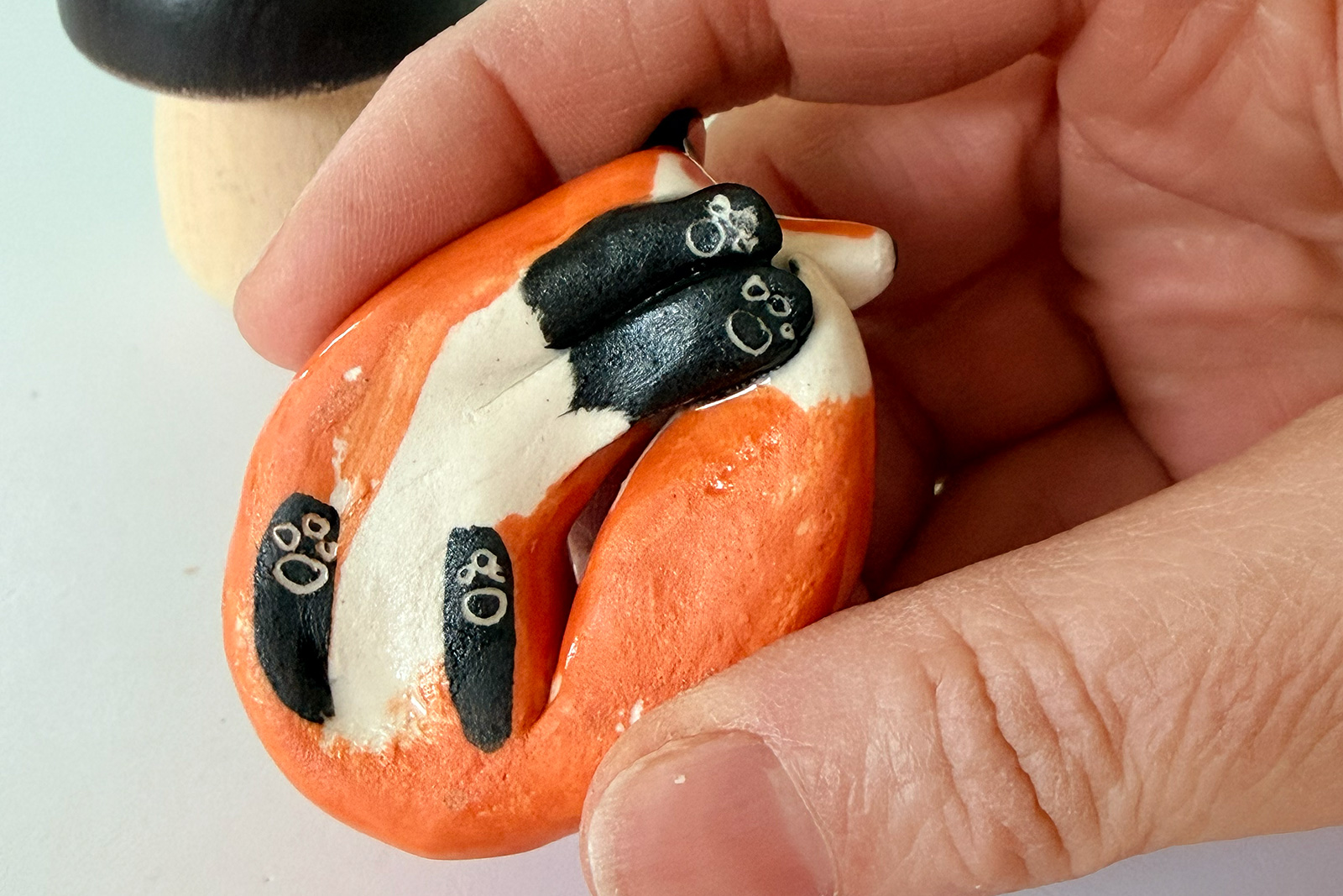 Figurine Porcelaine - Renard Roux Endormi – Image 4