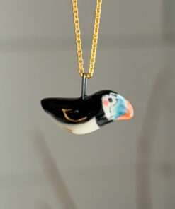 adorable puffin pendant