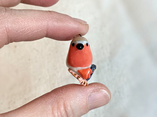 robin flowers pendant