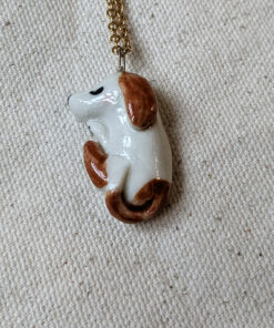 sleepy dog pendant
