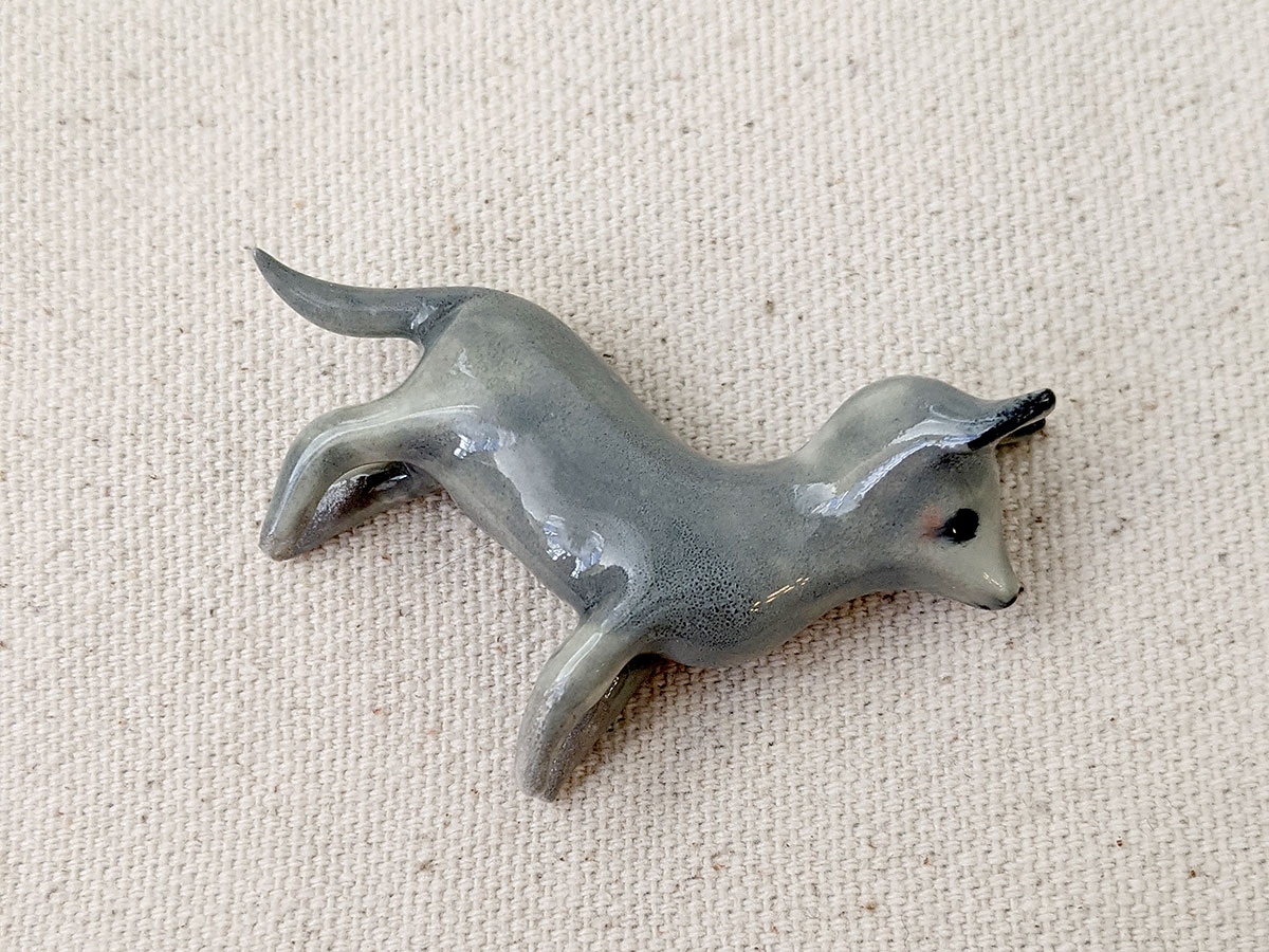 Grey Chihuahua Figurine - Kness