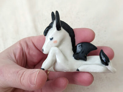 Porcelain Pegasus Figurine - Image 4