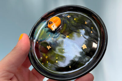 Jewelry Dish - Fox in the Night - Image 3