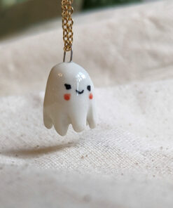 Porcelain Octopus Pendant