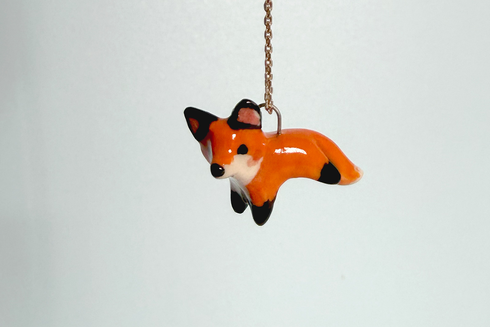 Pendentif Renard Roux