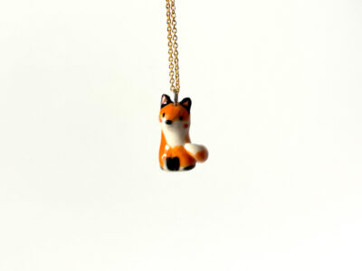 Pendant - Red Fox Sitting - Image 7