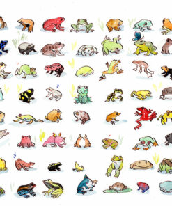 72 Frogs - Original Painting