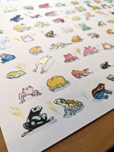 72 Frogs - Original Painting - Image 4