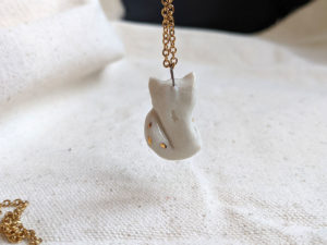 arctic fox pendant