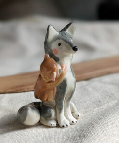 Loup et Singe