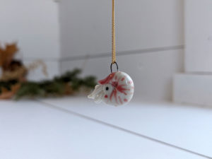 nautilus pendant porcelain