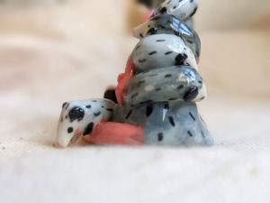 opossum mom figurine porcelain